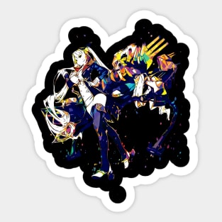 Azur Lane Nelson Pop Art Sticker